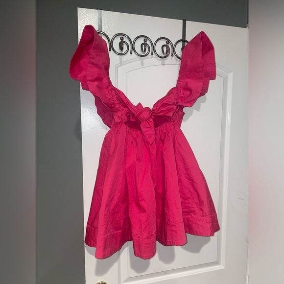 For Love And Lemons Clementine Pink Ruffle Dress 🩷 XS - Picture 12 of 15